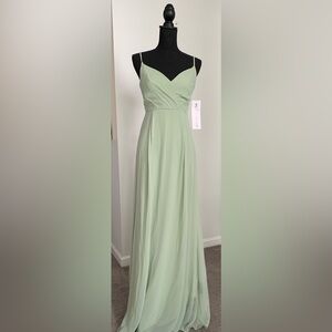 NEW - BILL LEVKOFF 907035 RYAN BRIDESMAID DRESS - NWT - PISTACHIO - SIZE S